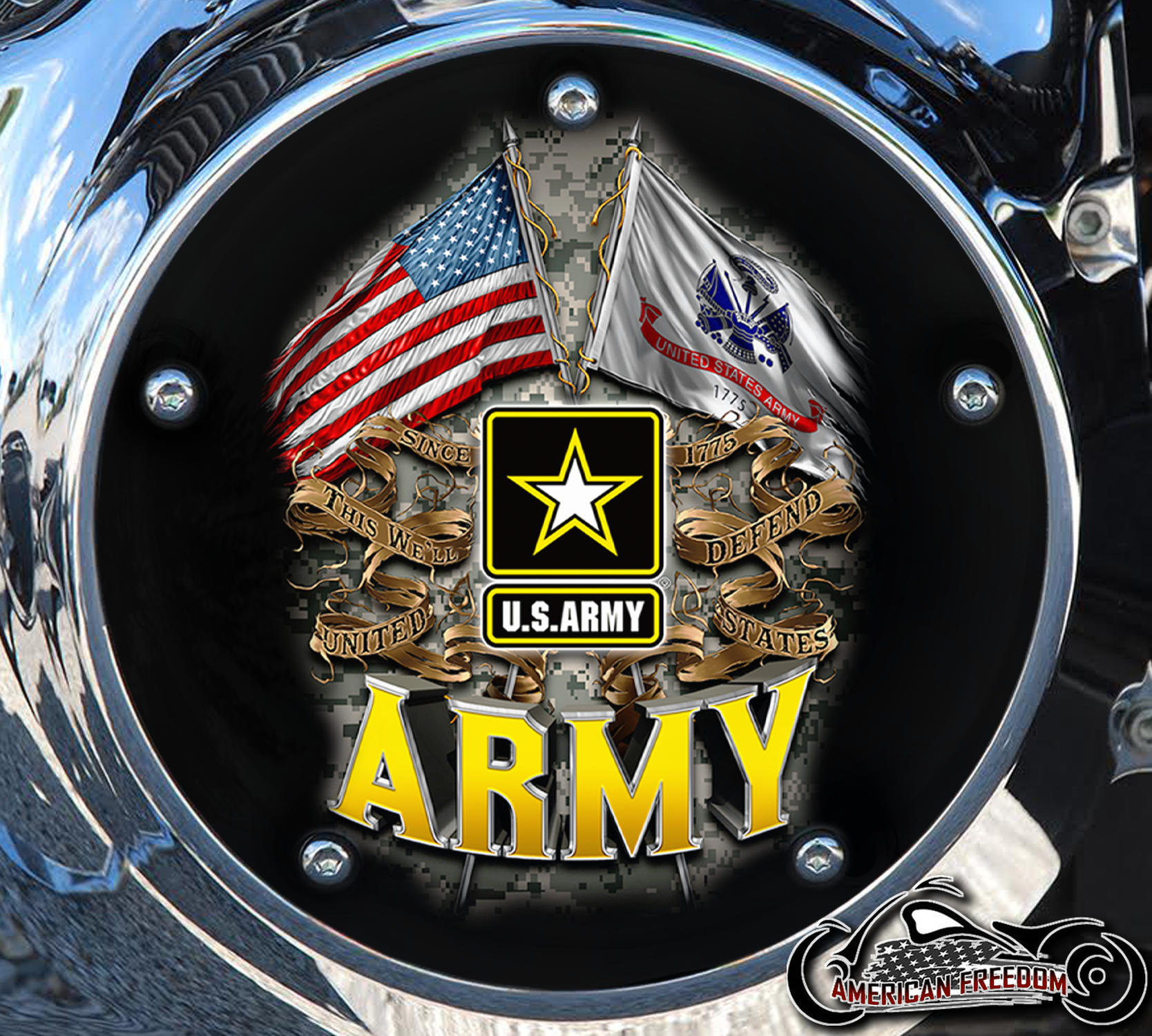 Custom Derby Cover - Army Defend